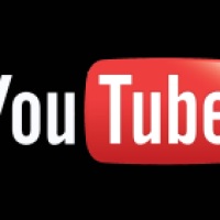 logo youtube fond noir